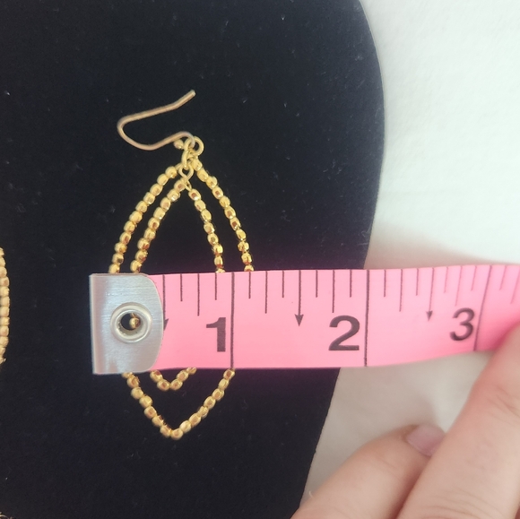 Stella & Dot retired Gold Bardot bracelet and dangle earings - Picture 4 of 7